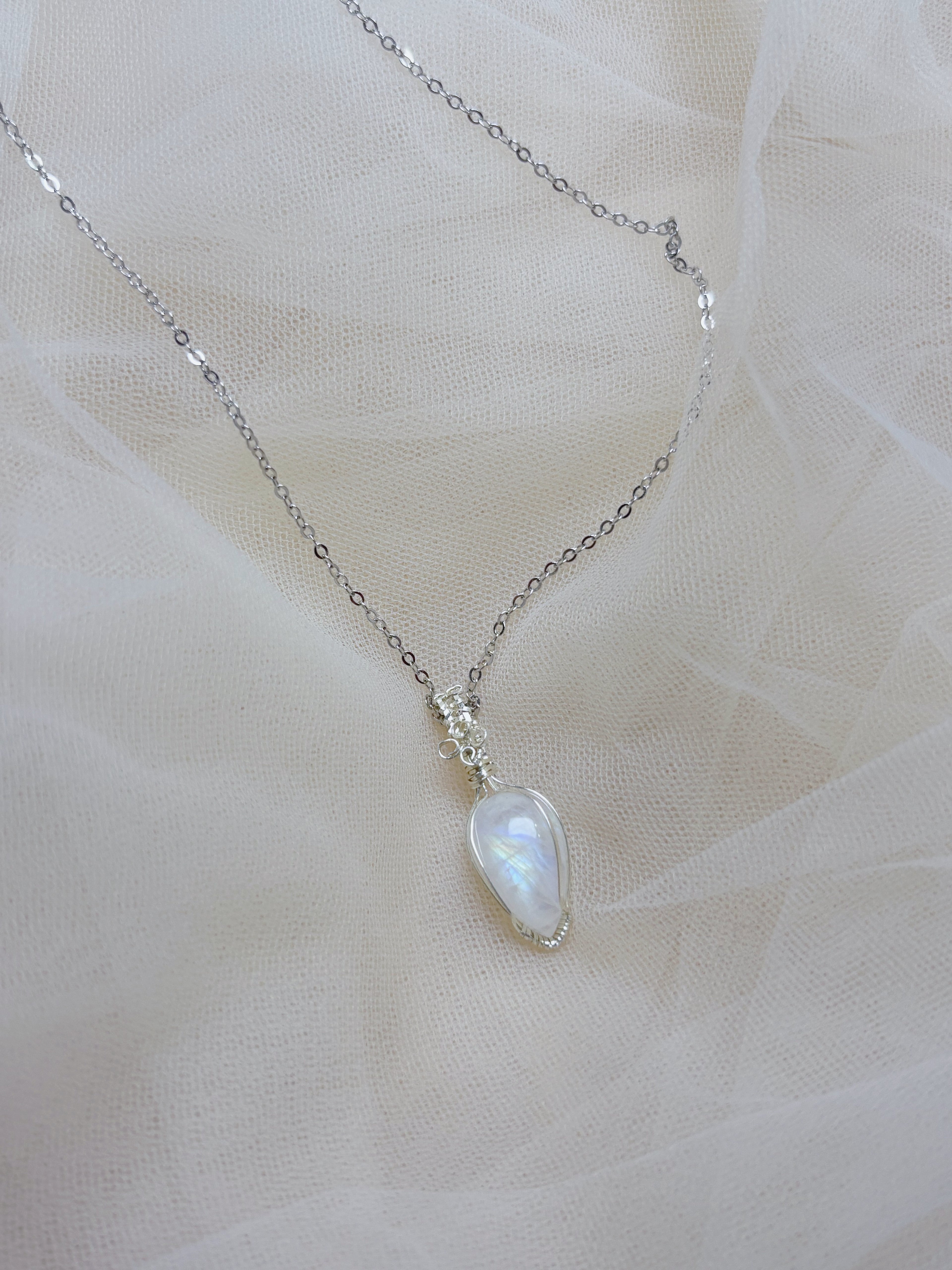 S925 Moonstone Necklace