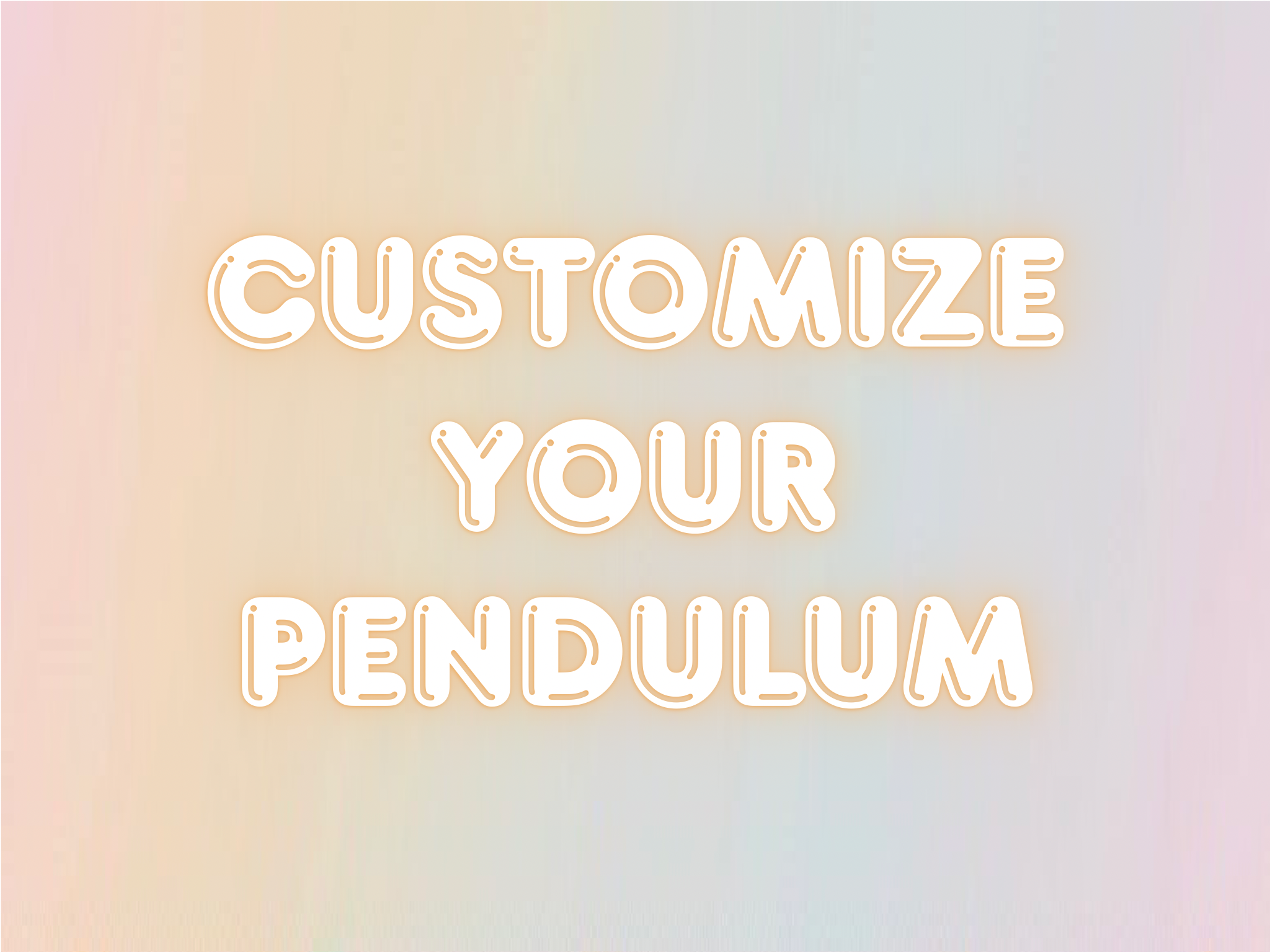 Custom Crystal Pendulum