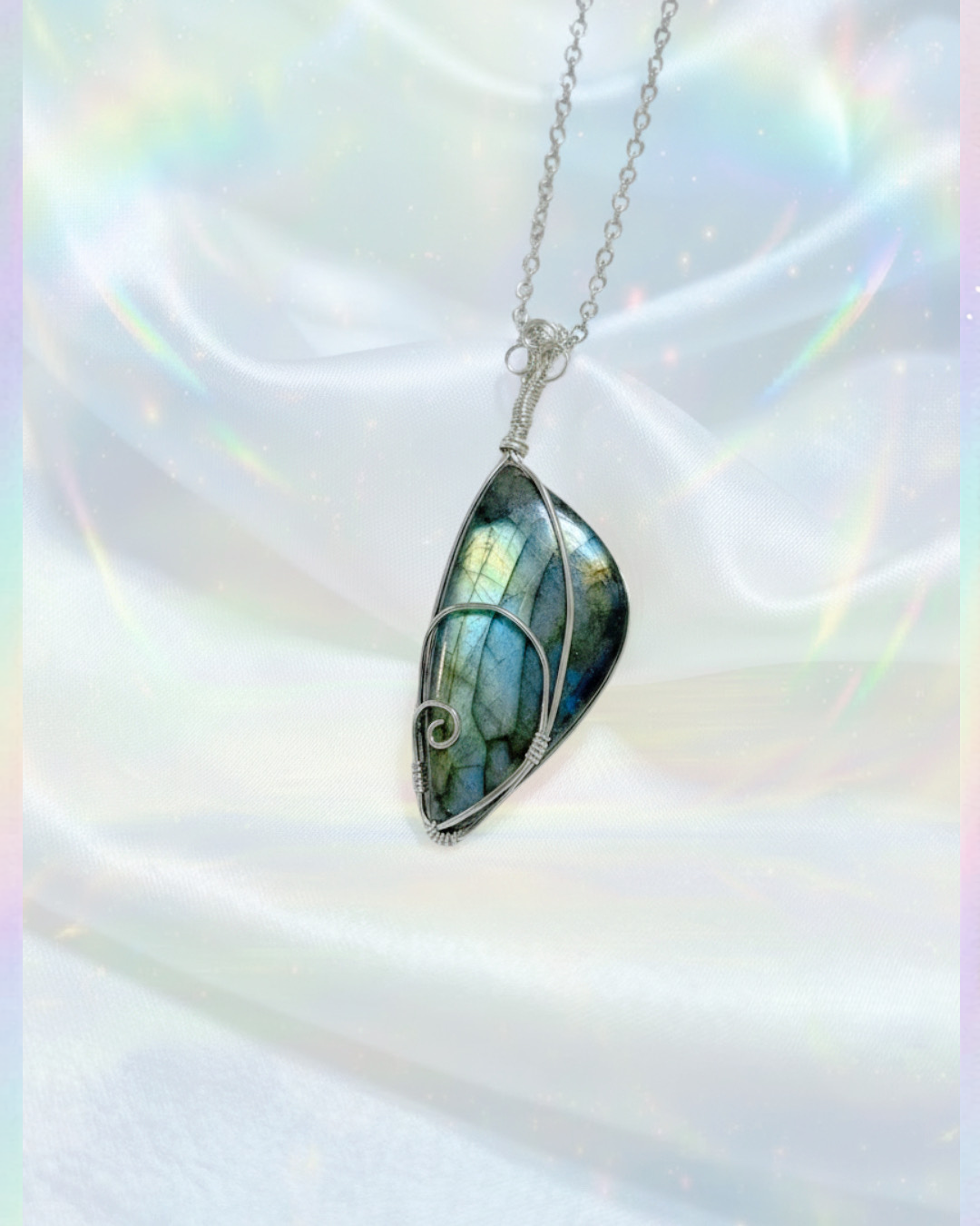S925 Labradorite Necklace – No.01