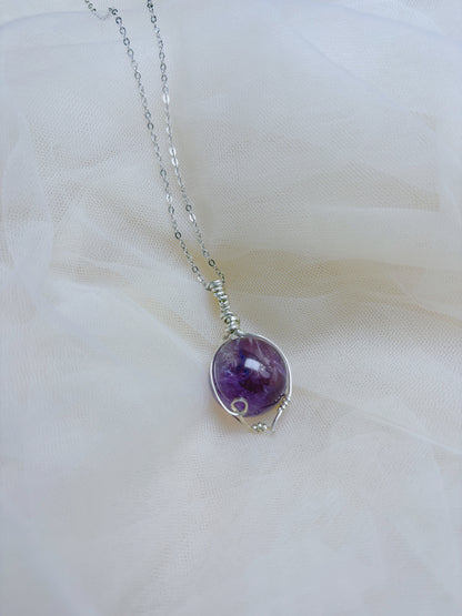 Ethereal Crystal Orb Necklace