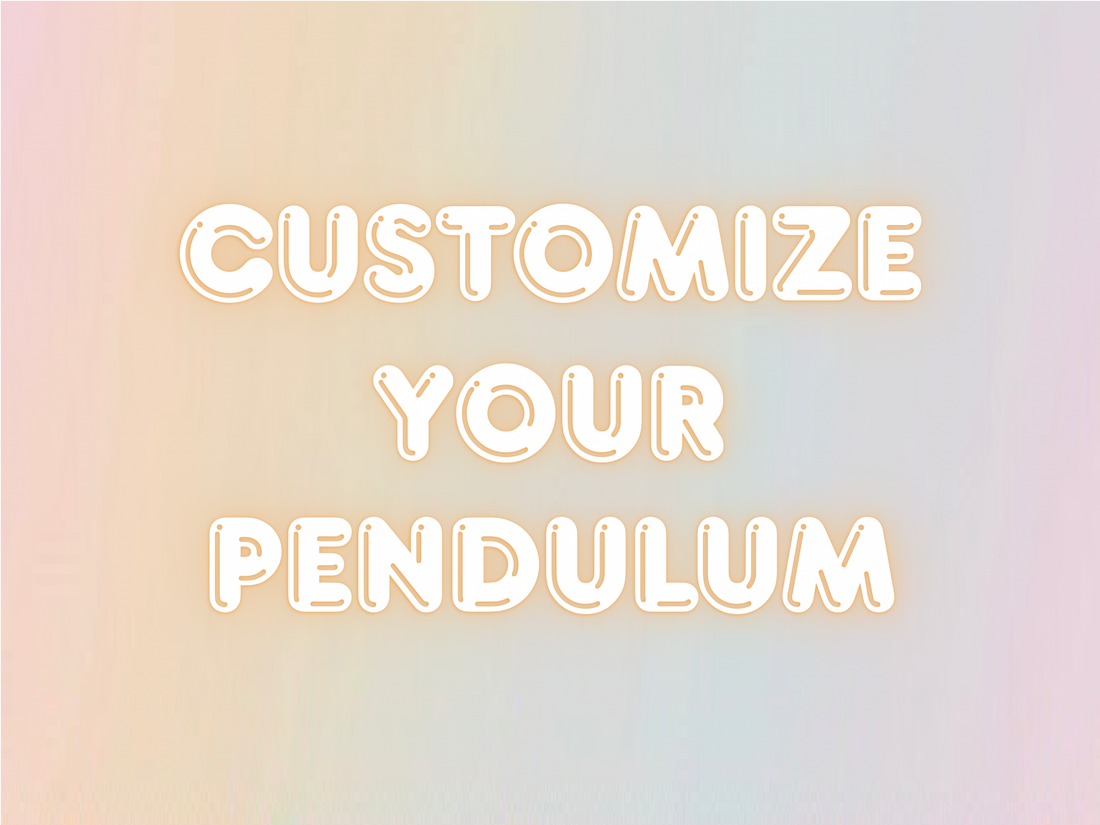 Custom Crystal Pendulum