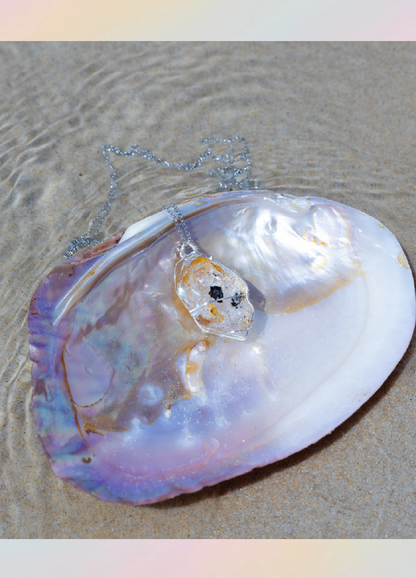 Basic Wire Wrap Crystal Necklace