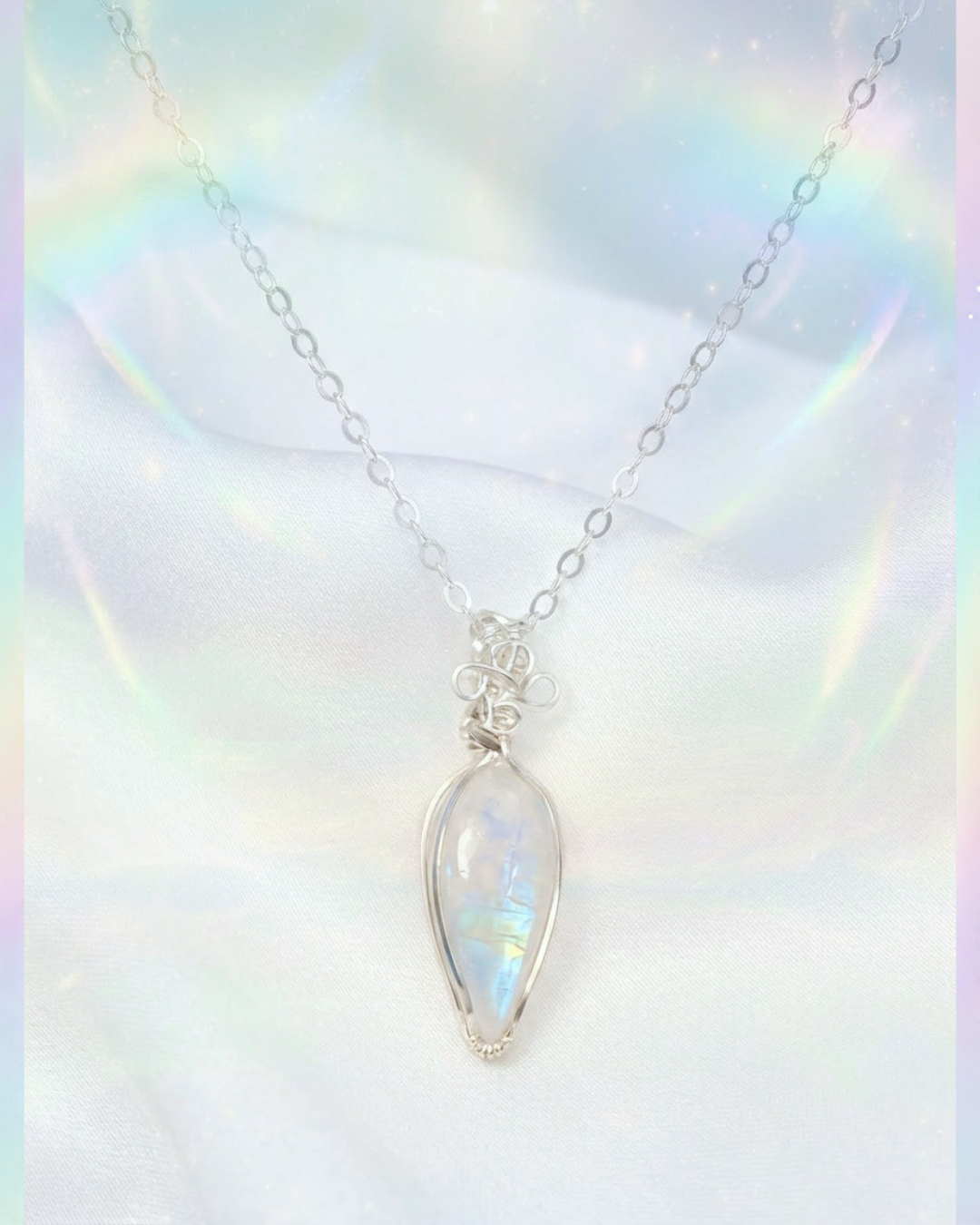 S925 Moonstone Necklace – No.01