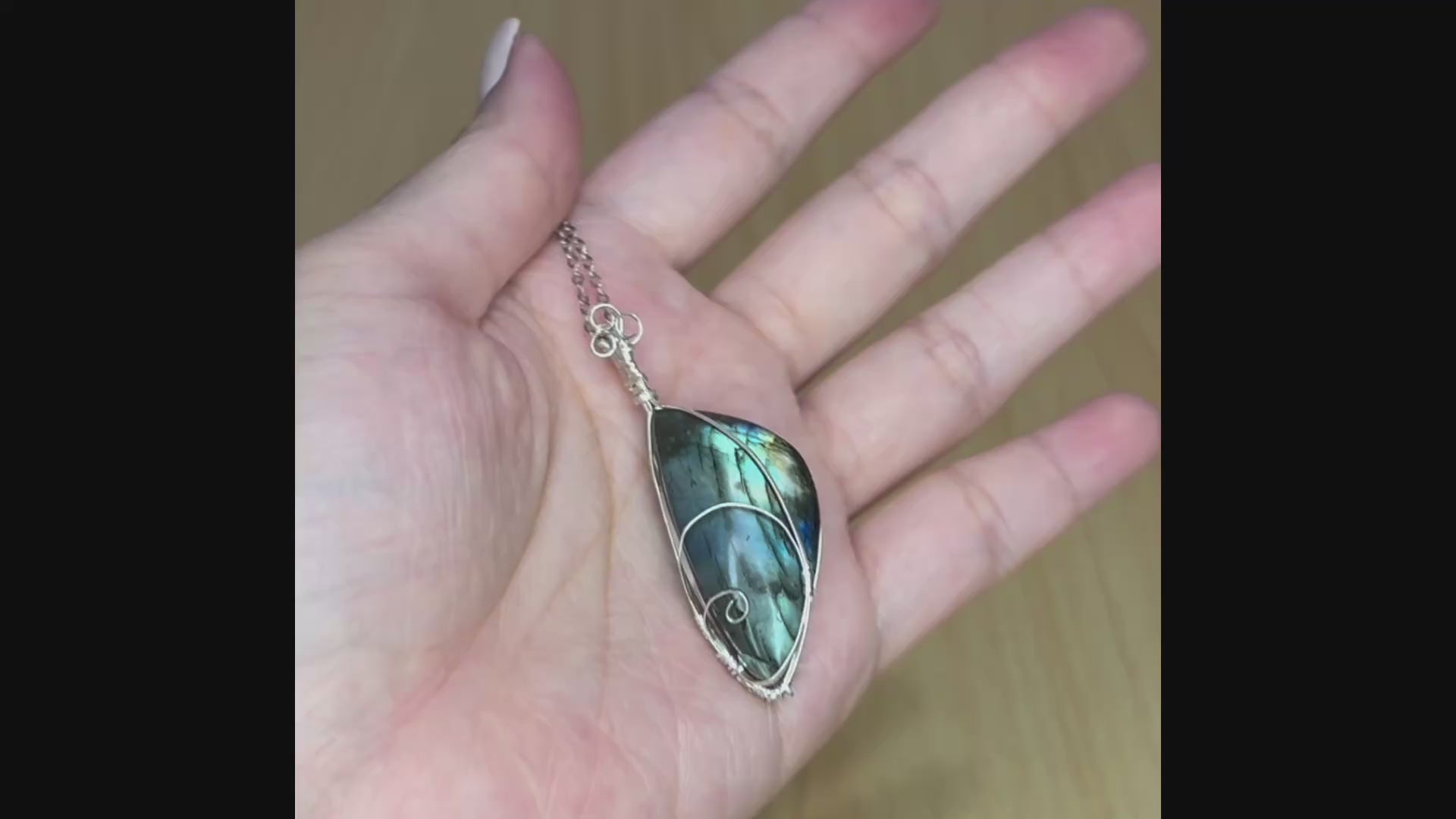 S925 Labradorite Necklace